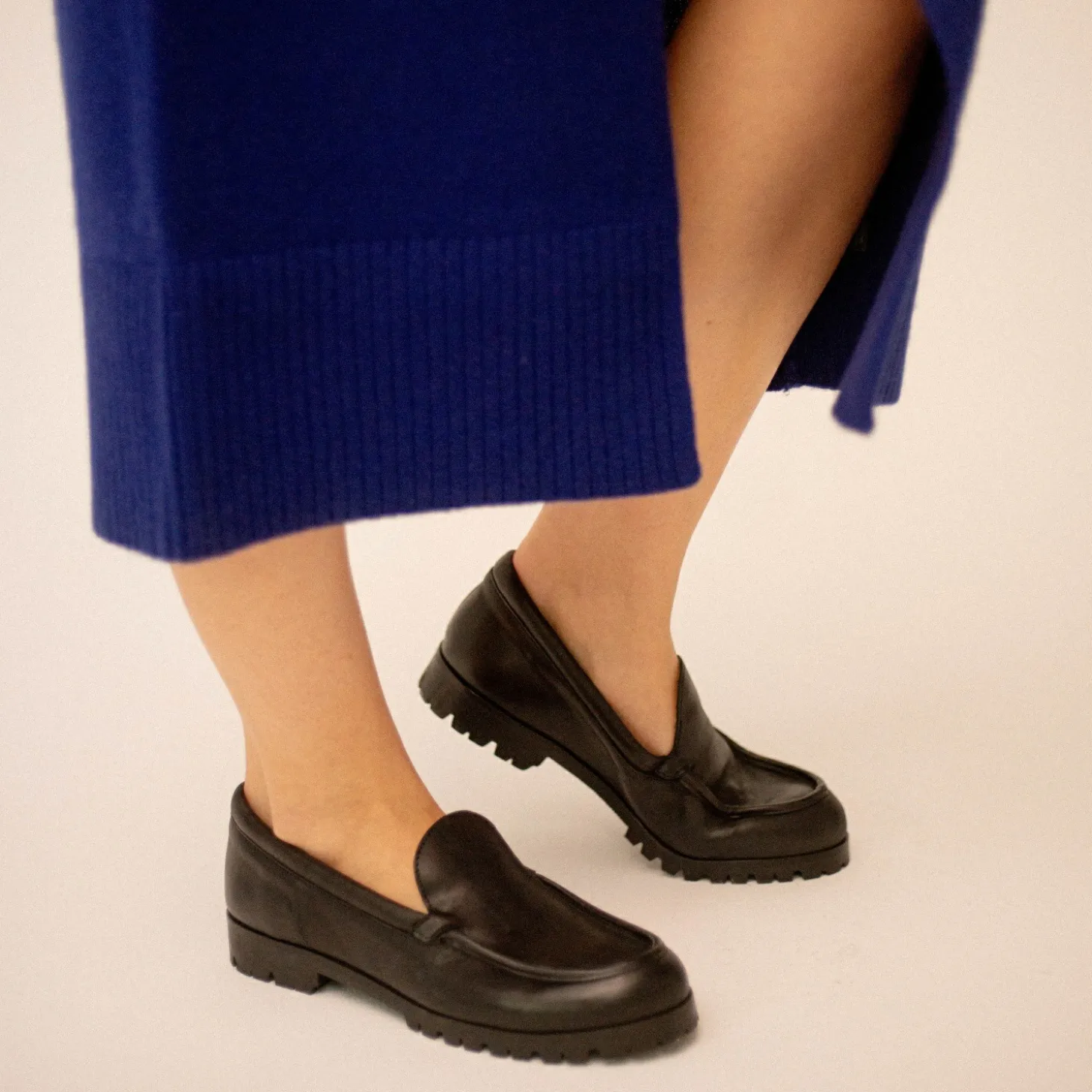 Mokasyny|Balagan Adam Półbuty, Czarny Rustykalny