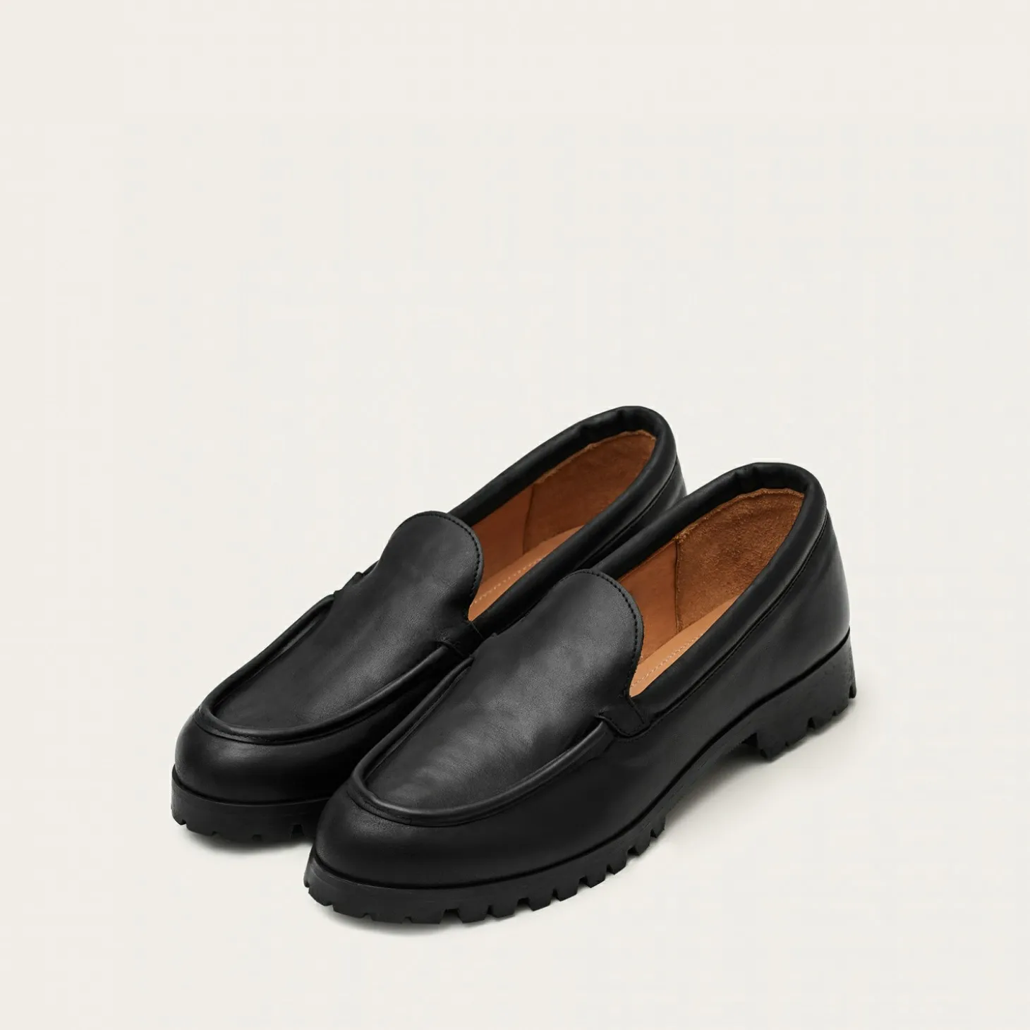 Mokasyny|Balagan Adam Półbuty, Czarny Rustykalny