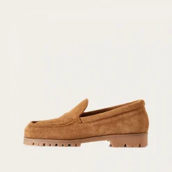 Mokasyny|Balagan Adam Półbuty, Karmelowy Welur