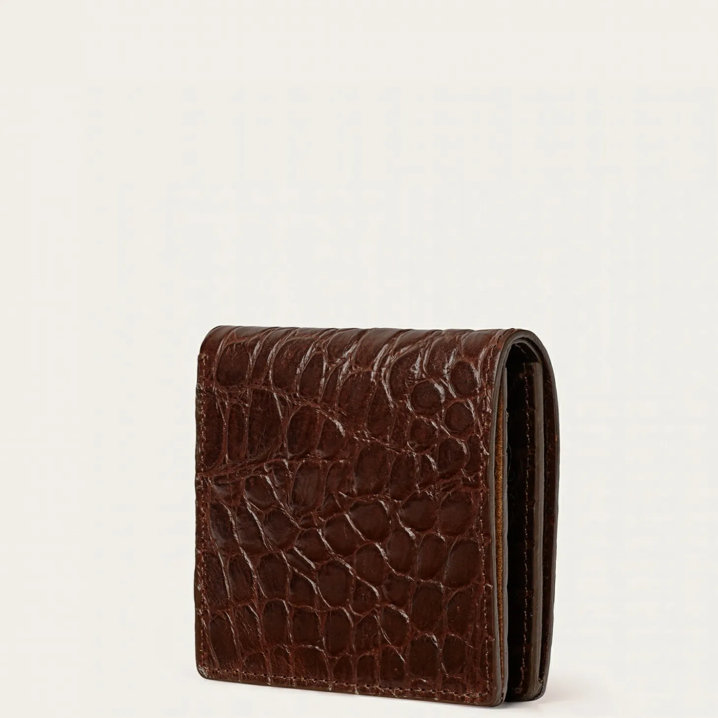 Portfele|Balagan Adon Portfel, Brazowy Wzor Krokodyla