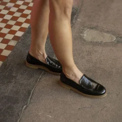 Mokasyny|Balagan Agora Półbuty, Czarny Polysk