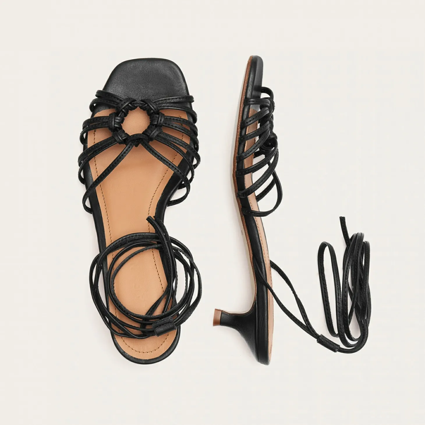 Sandaly|Balagan Amfi Kitten Sandaly, Czarny