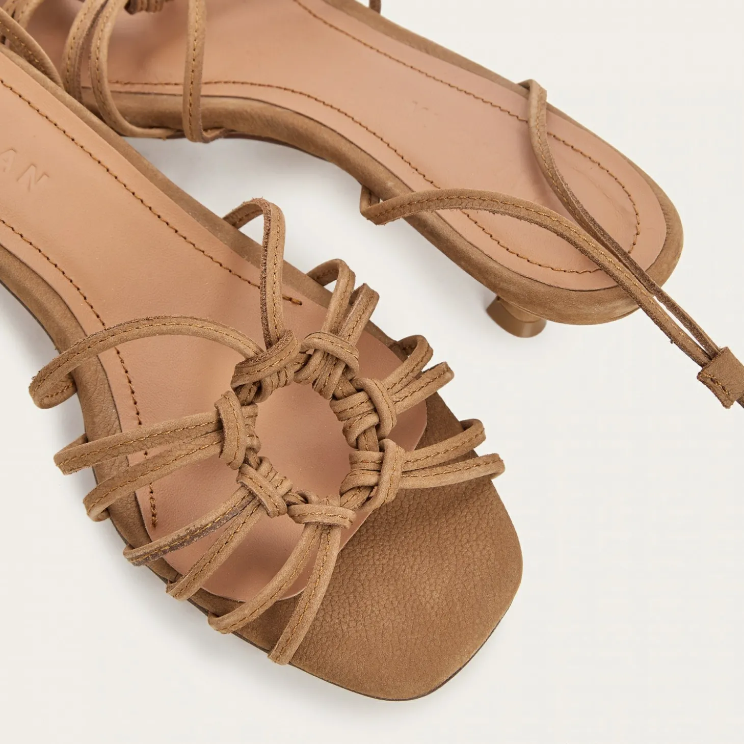 Sandaly|Balagan Amfi Kitten Sandaly, Karmelowy