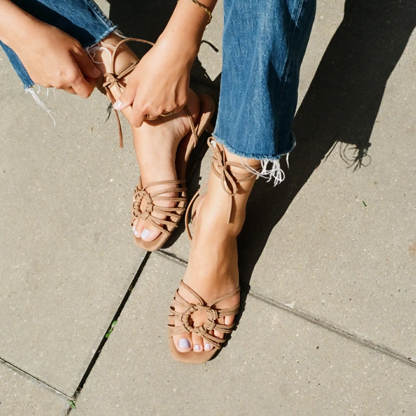 Sandaly|Balagan Amfi Kitten Sandaly, Karmelowy