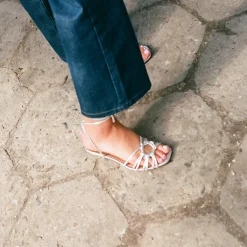 Sandaly|Balagan Amfi Kitten Sandaly, Srebrny