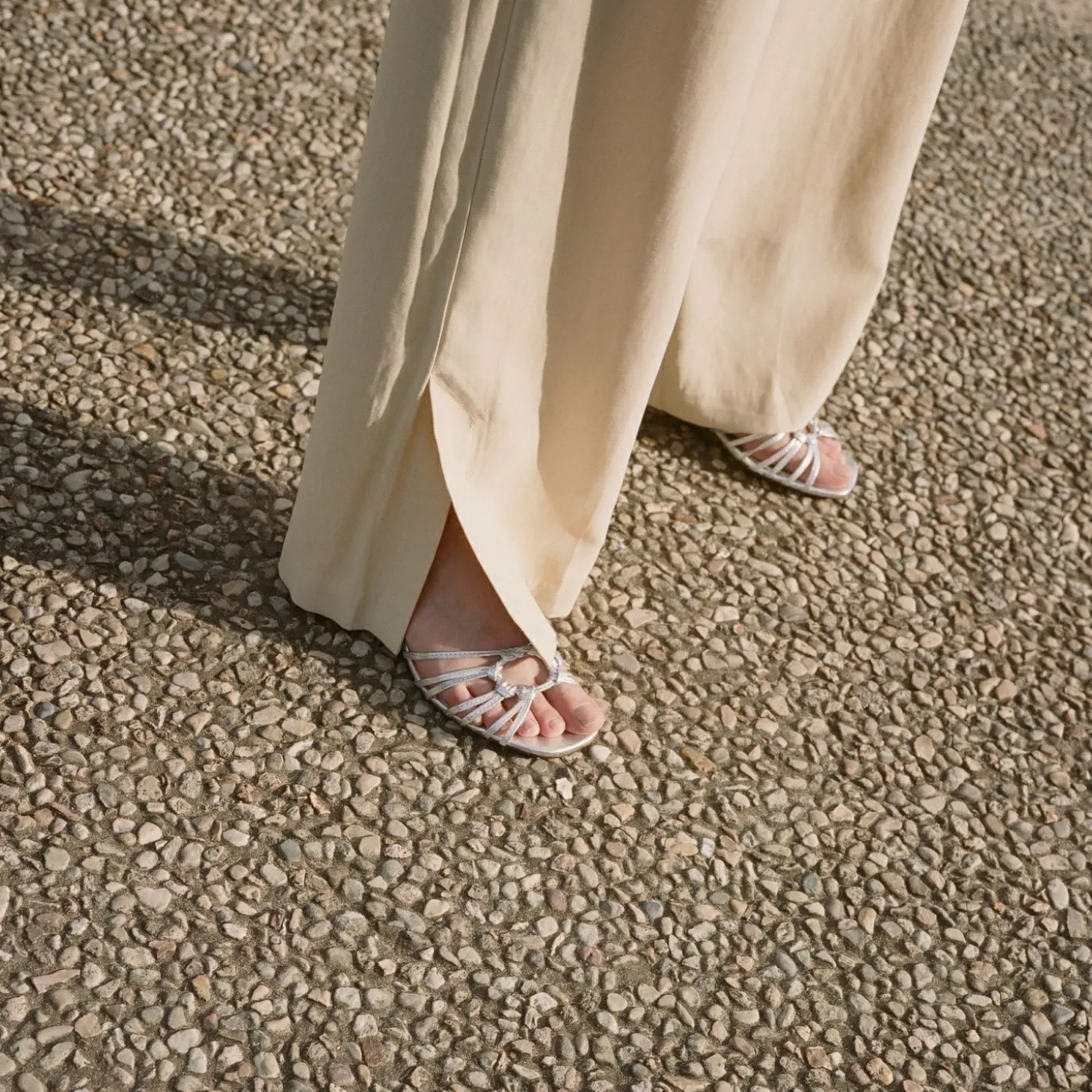 Sandaly|Balagan Amfi Kitten Sandaly, Srebrny