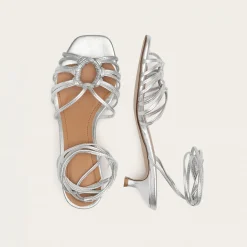 Sandaly|Balagan Amfi Kitten Sandaly, Srebrny