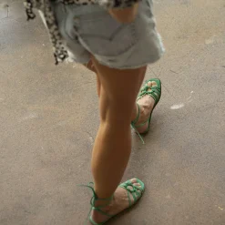 Sandaly|Balagan Amfi Sandaly, Jaskrawy Zielony