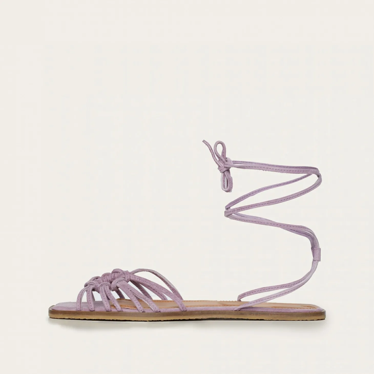 Sandaly|Balagan Amfi Sandaly, Lawendowy Zamsz