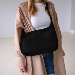 Listonoszki|Balagan Beatrice Torebka M, Czarny Welur