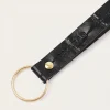 Breloki|Balagan Brelok Na Klucze, Czarny Wzor Krokodyla