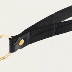 Breloki|Balagan Brelok Na Klucze, Czarny Wzor Krokodyla