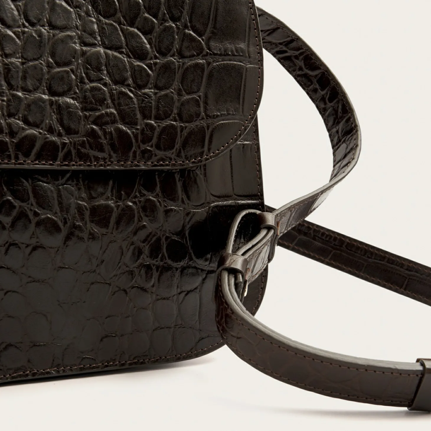 Listonoszki|Balagan Doar Torebka M, Brazowy Wzor Krokodyla