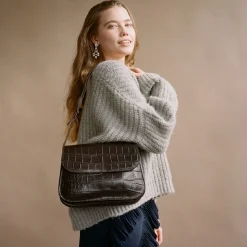 Listonoszki|Balagan Doar Torebka M, Brazowy Wzor Krokodyla