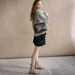 Listonoszki|Balagan Doar Torebka M, Brazowy Wzor Krokodyla