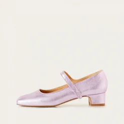 Czółenka|Balagan Dora Czółenka Na Niskim Obcasie, Metaliczny Rozowy