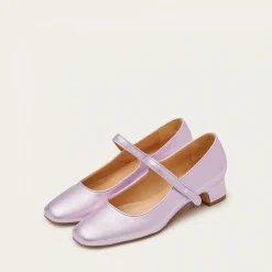 Czółenka|Balagan Dora Czółenka Na Niskim Obcasie, Metaliczny Rozowy