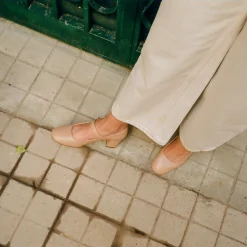 Czółenka|Balagan Dora Czółenka Na Wysokim Obcasie, Biszkoptowy