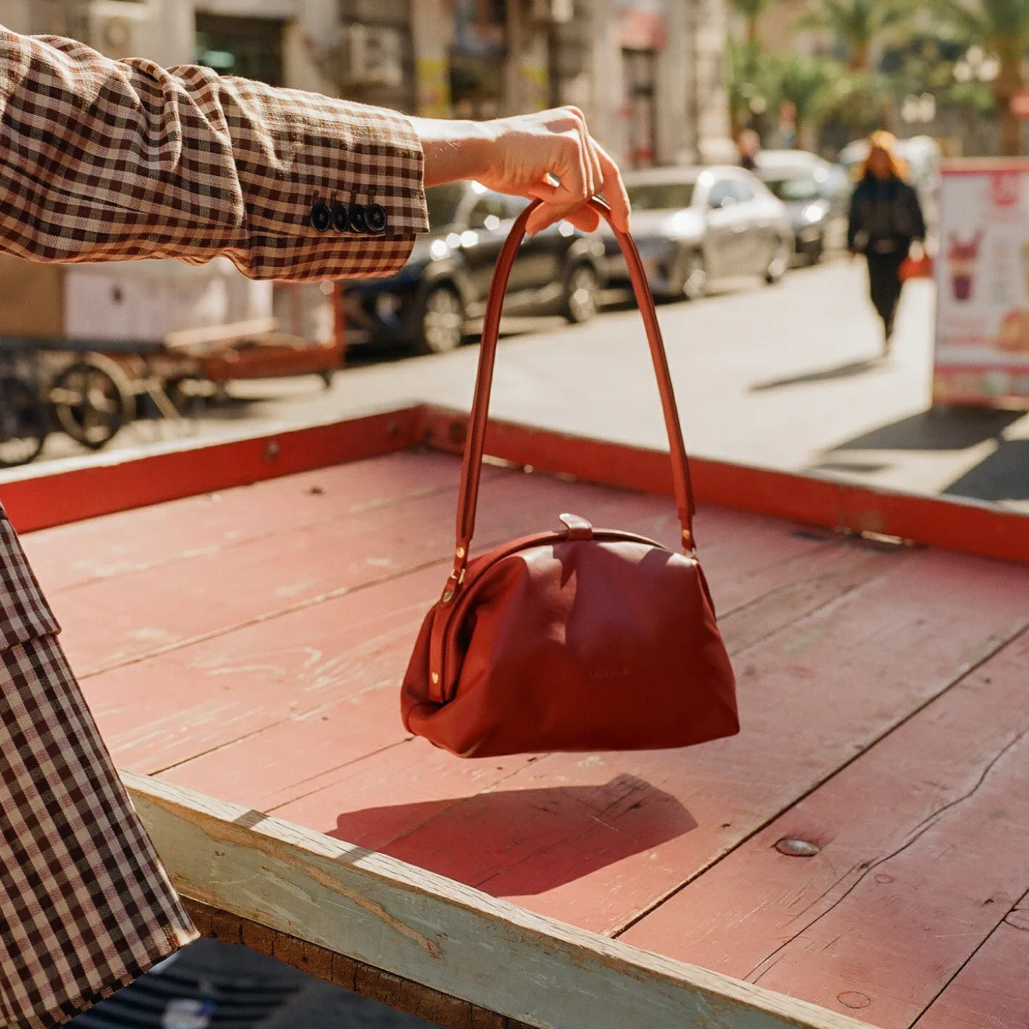 Minitorebki|Balagan Hug Bag Torebka L, Bordowy