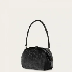 Minitorebki|Balagan Hug Bag Torebka L, Czarny Wzor Krokodyla