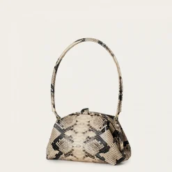 Minitorebki|Balagan Hug Bag Torebka L, Zlamana Biel Wzor Pytona