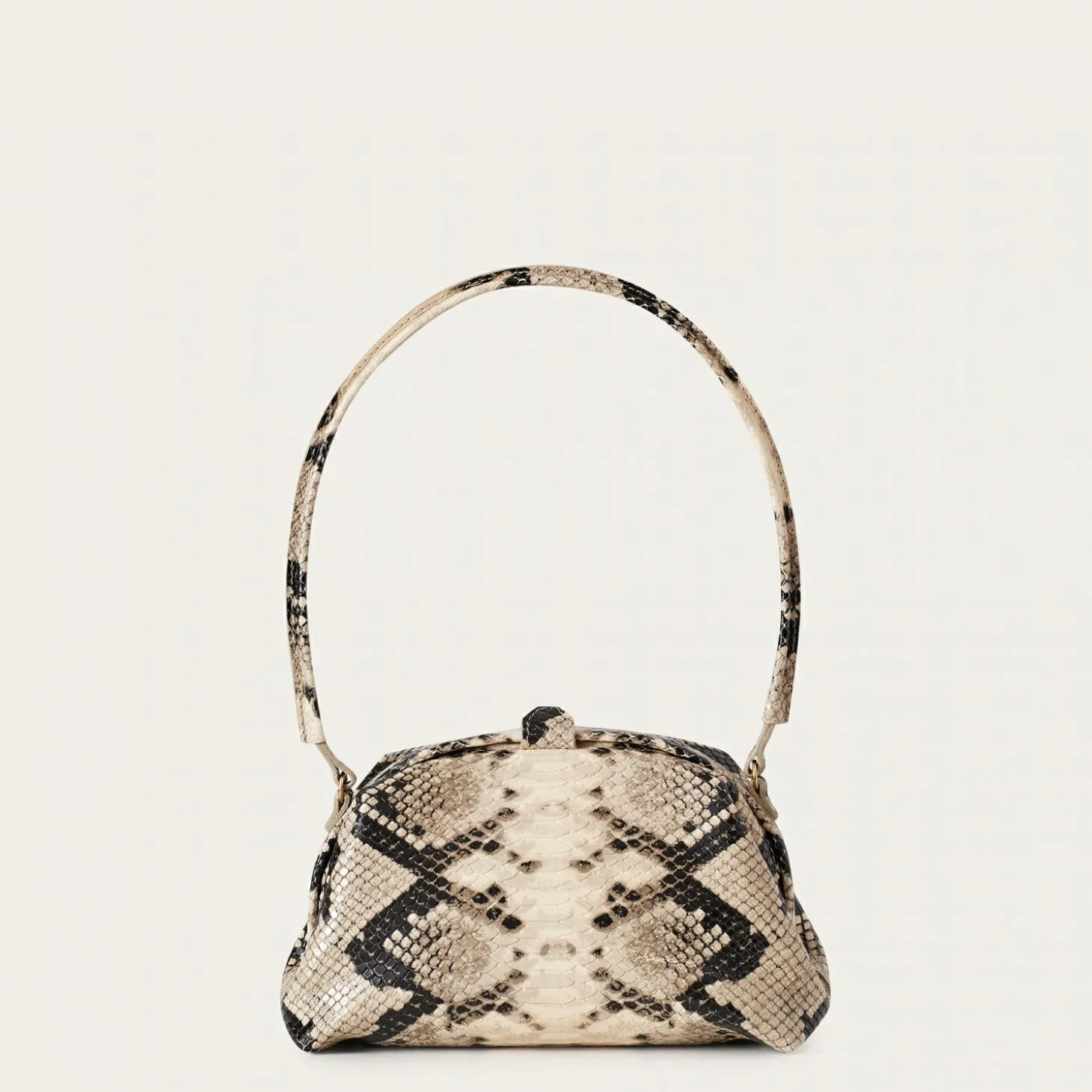 Minitorebki|Balagan Hug Bag Torebka L, Zlamana Biel Wzor Pytona