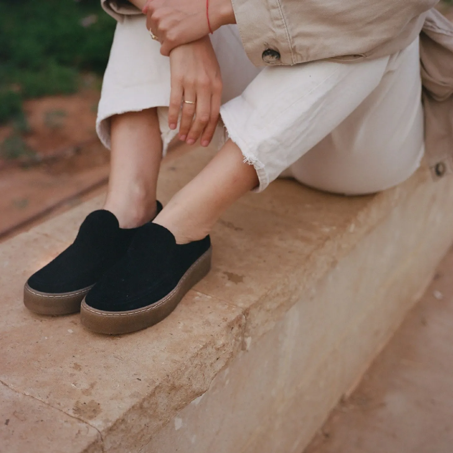 Mokasyny|Balagan Kulit Mokasyny, Czarny Welur