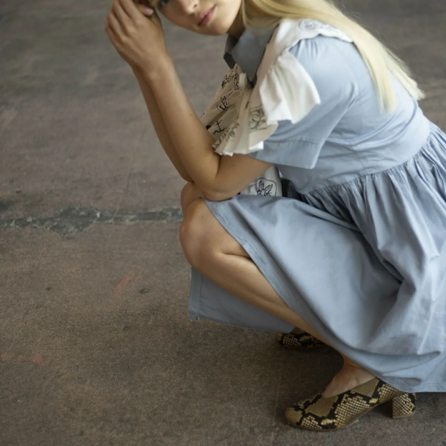 Czółenka|Balagan Leilot Czółenka, Brazowy Wzor Pytona