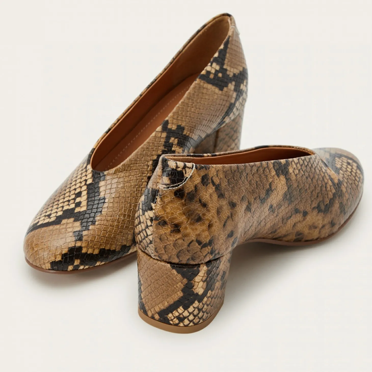 Czółenka|Balagan Leilot Czółenka, Brazowy Wzor Pytona