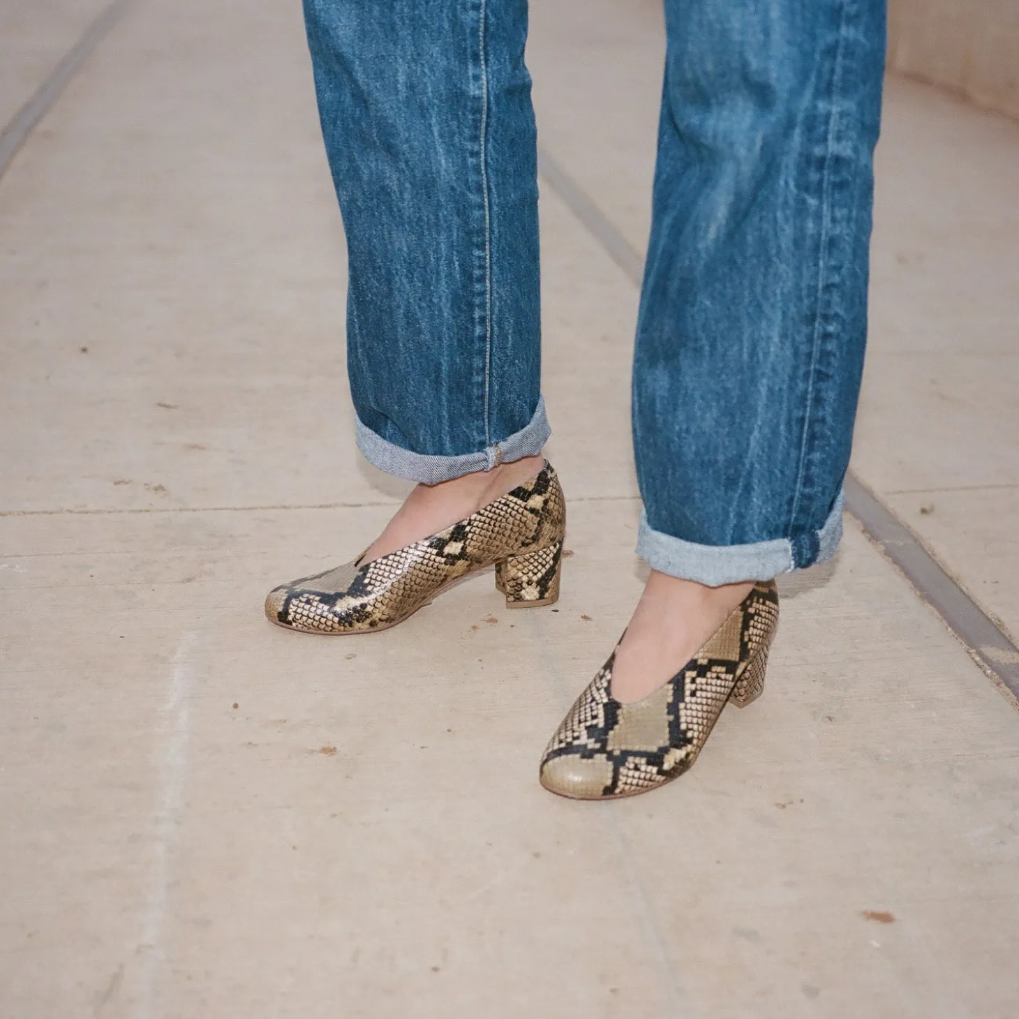 Czółenka|Balagan Leilot Czółenka, Brazowy Wzor Pytona