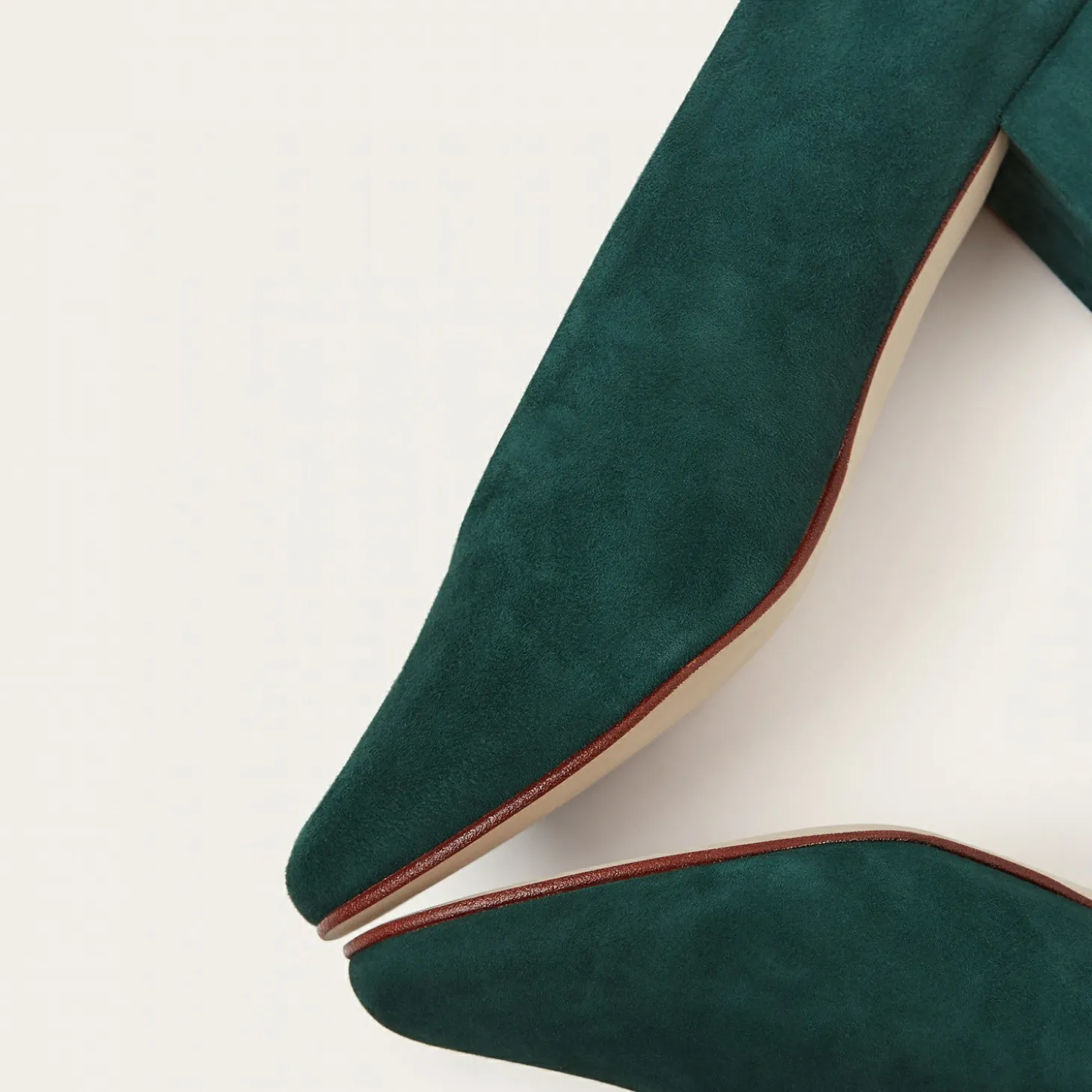 Czółenka|Balagan Leilot Czółenka, Zielony Zamsz