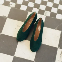 Czółenka|Balagan Leilot Czółenka, Zielony Zamsz