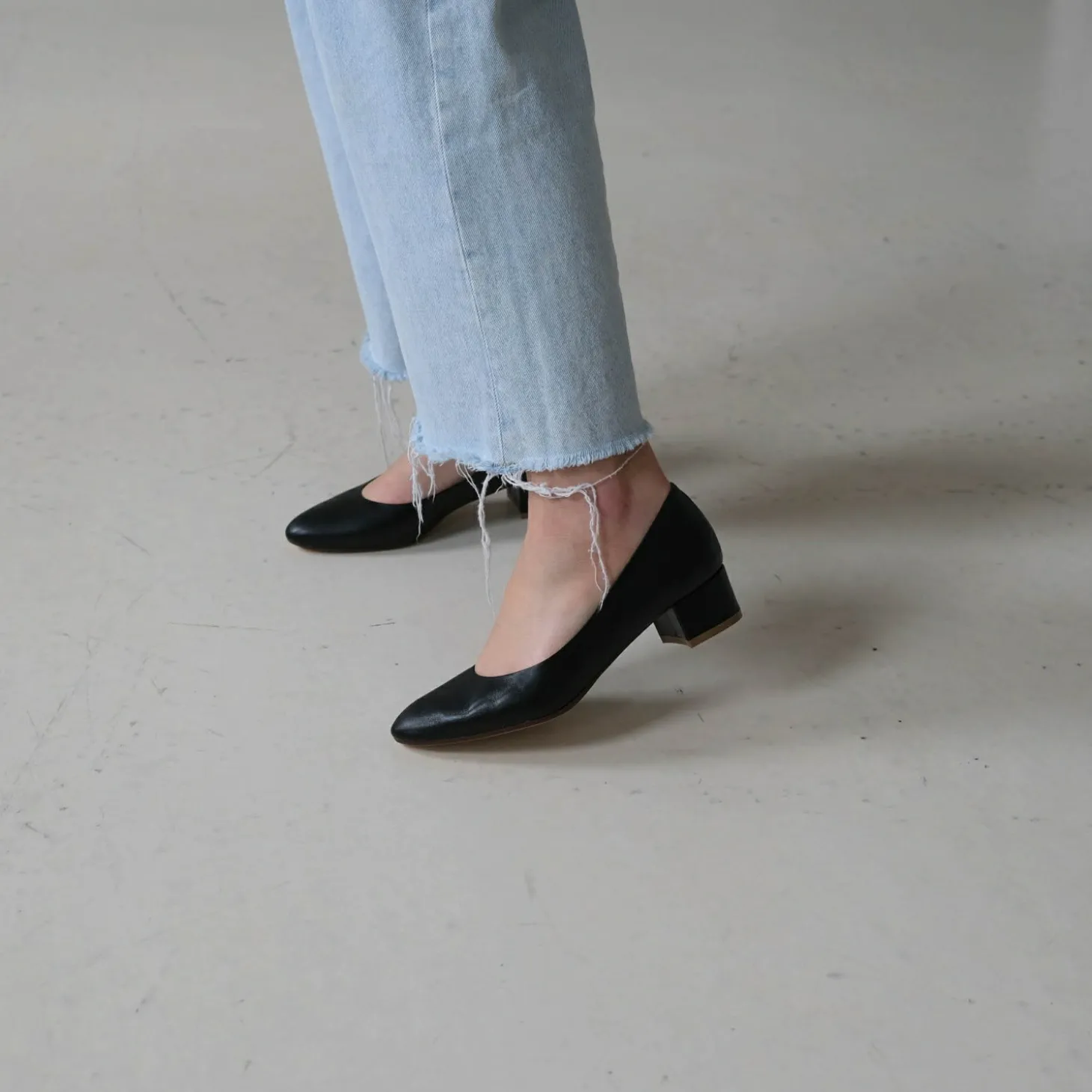 Czółenka|Balagan Migdal Czółenka Na Niskim Obcasie, Czarny