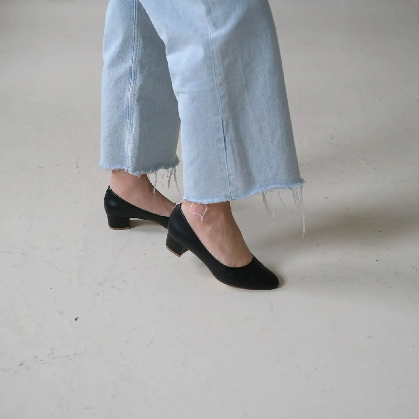 Czółenka|Balagan Migdal Czółenka Na Niskim Obcasie, Czarny