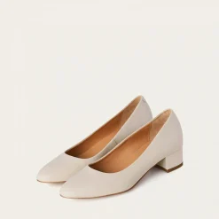 Czółenka|Balagan Migdal Czółenka Na Niskim Obcasie, Kremowy