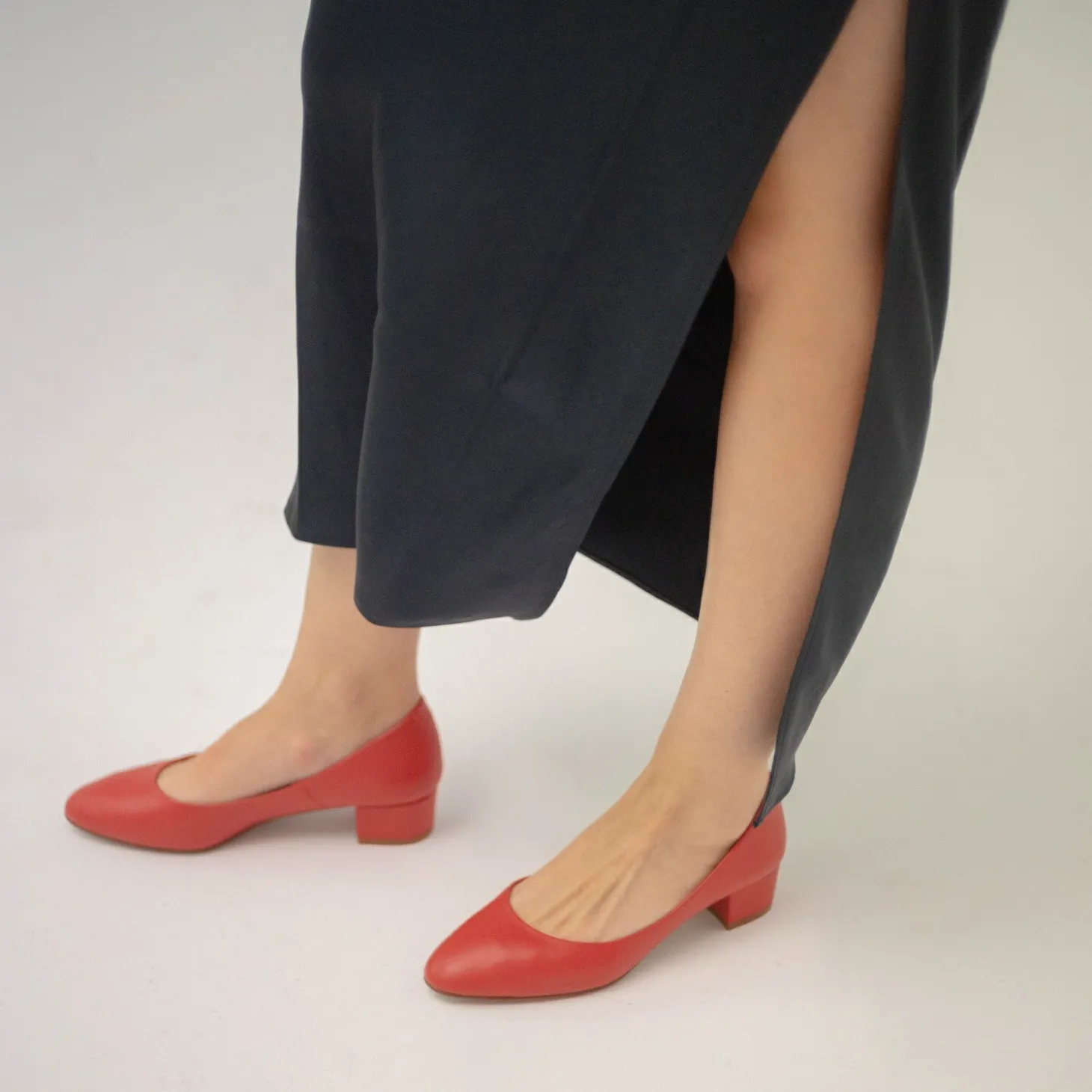 Czółenka|Balagan Migdal Czółenka Na Niskim Obcasie, Marsala