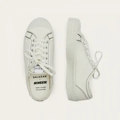 Sneakersy|Balagan Novesta Star Master Sneakersy Meskie Vegan, Perlowy Z Czarna Nicia