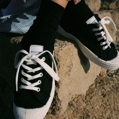 Sneakersy|Balagan Novesta Star Master Sneakersy Damskie Vegan, Czarne Na Bialym