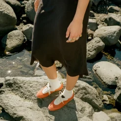 Sneakersy|Balagan Ritza Sneakersy, Vintage Czerwony Nubuk