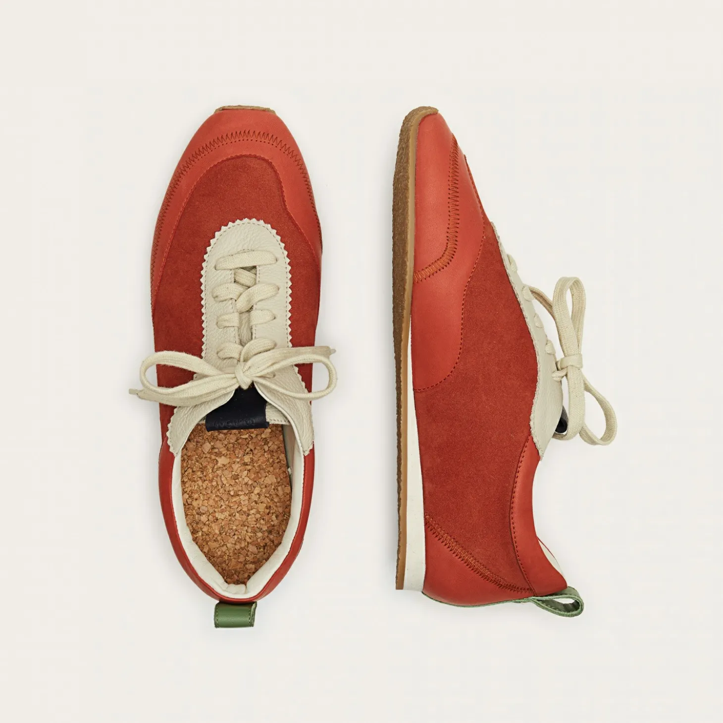 Sneakersy|Balagan Ritza Sneakersy, Vintage Czerwony Nubuk