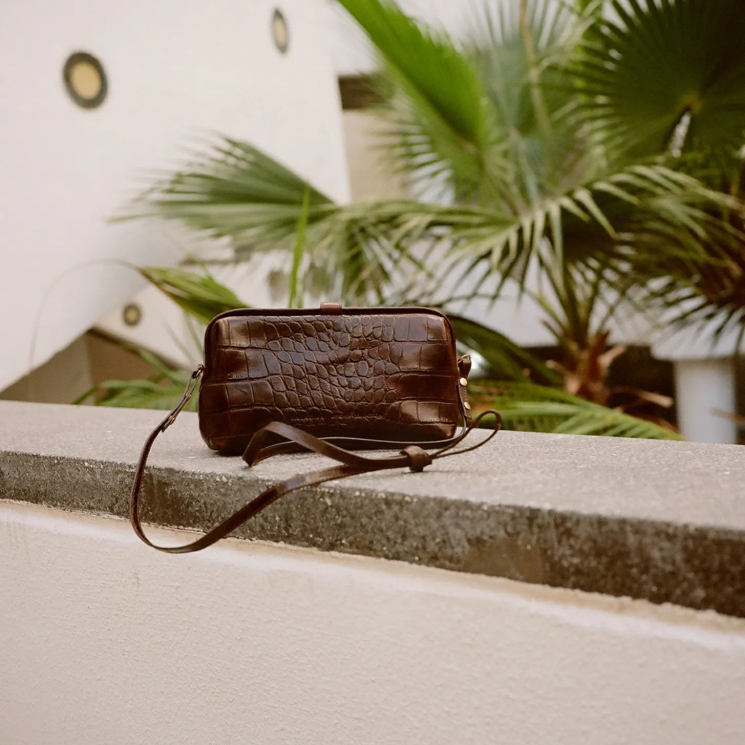 Listonoszki|Balagan Rofe Torebka M, Brazowy Wzor Krokodyla