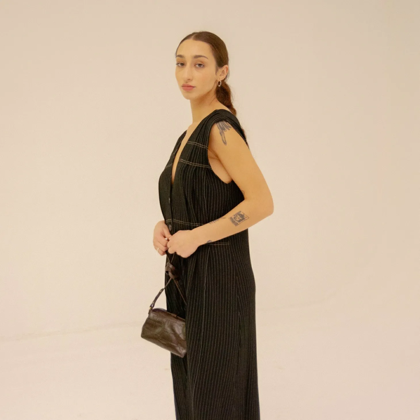 Listonoszki|Balagan Rofe Torebka S, Brazowy Wzor Krokodyla