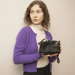 Listonoszki|Balagan Rofe Torebka S, Czarny Wzor Krokodyla