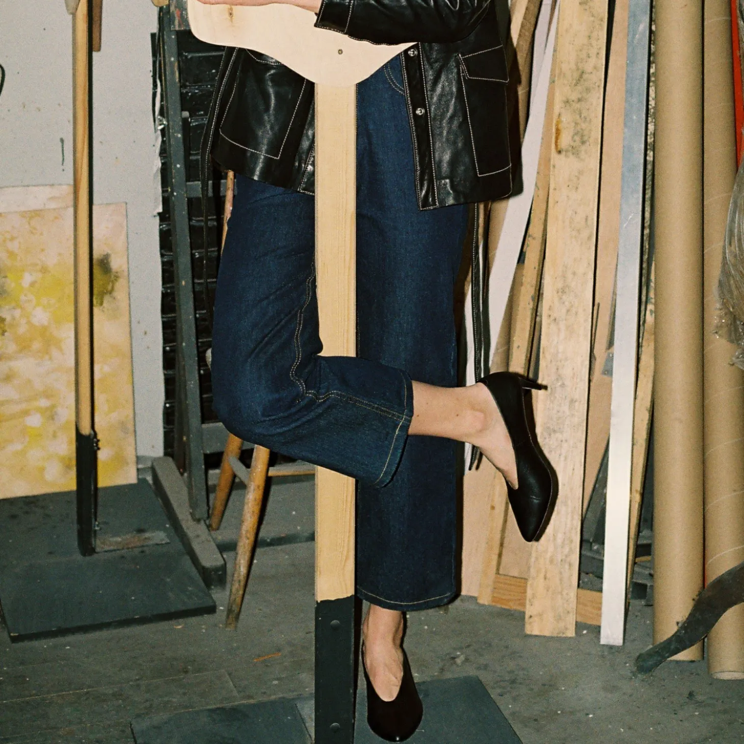 Szpilki|Balagan Schpitz Czółenka, Czarny