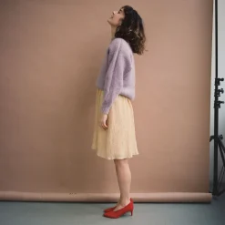 Szpilki|Balagan Schpitz Czółenka, Czerwony Zamsz