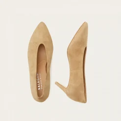 Szpilki|Balagan Schpitz Czółenka, Waniliowy Zamsz