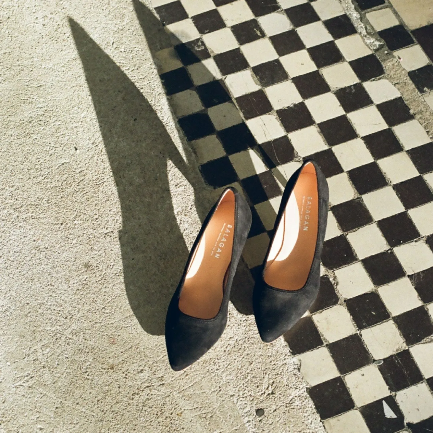 Szpilki|Balagan Sica Czółenka, Czarny Zamsz