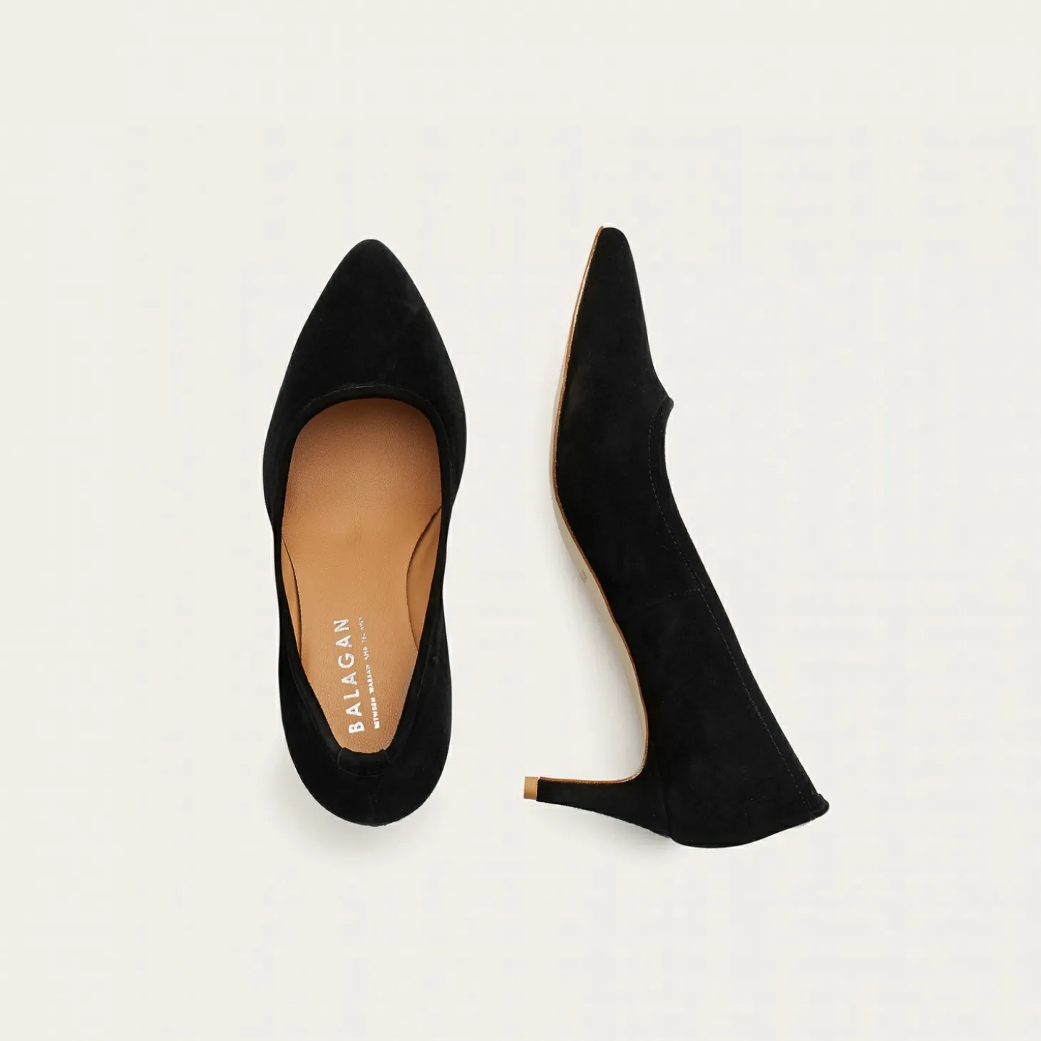 Szpilki|Balagan Sica Czółenka, Czarny Zamsz