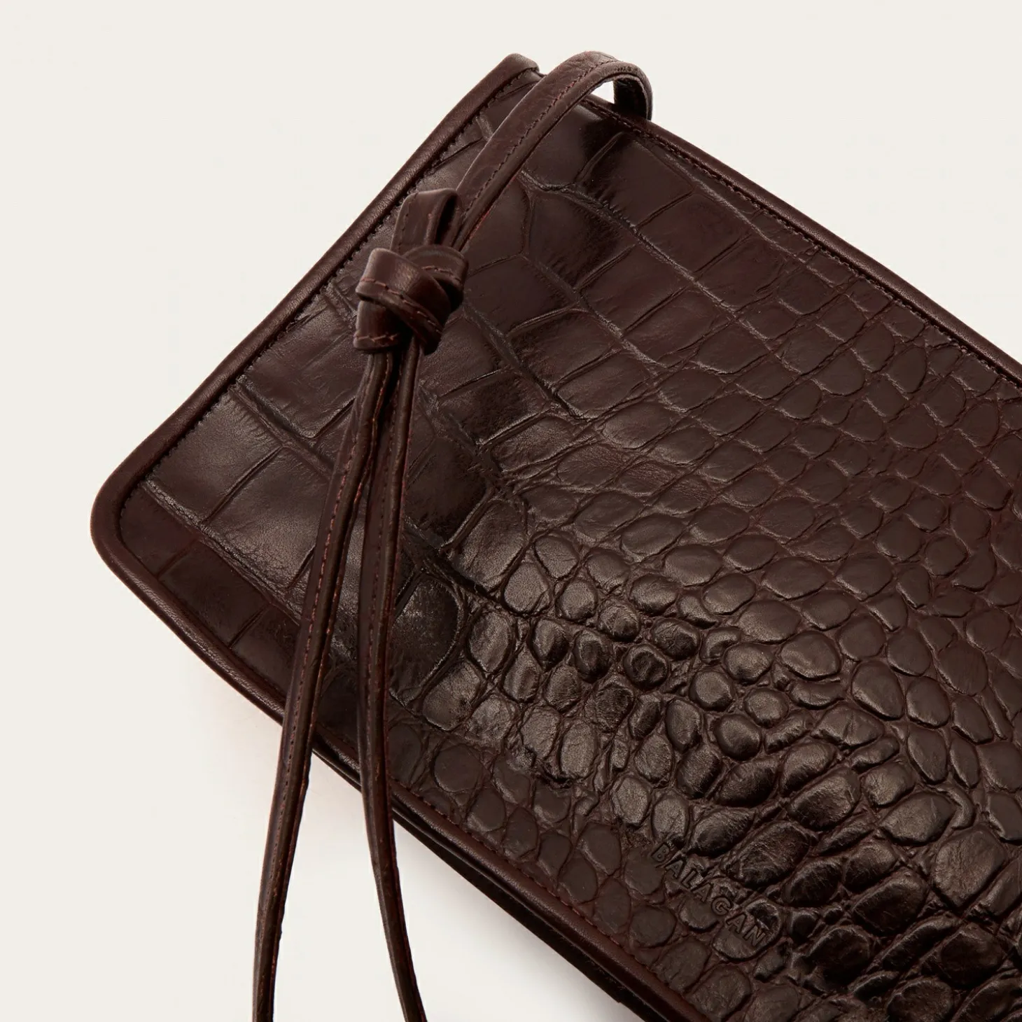 Listonoszki|Balagan Suzanne Torebka M, Brazowy Wzor Krokodyla