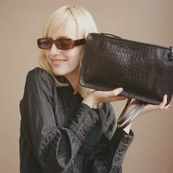 Listonoszki|Balagan Suzanne Torebka M, Brazowy Wzor Krokodyla